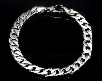 6.5mm Platinum Bracelet for Men JL PTB 749
