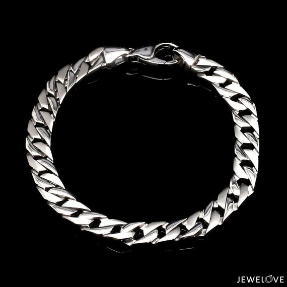 6.5 mm プラチナブレスレット メンズ JL PTB 749 - Etsy 日本