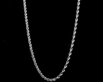 Japanese Platinum Diamond Cut Rope Chain JL PT CH 1054