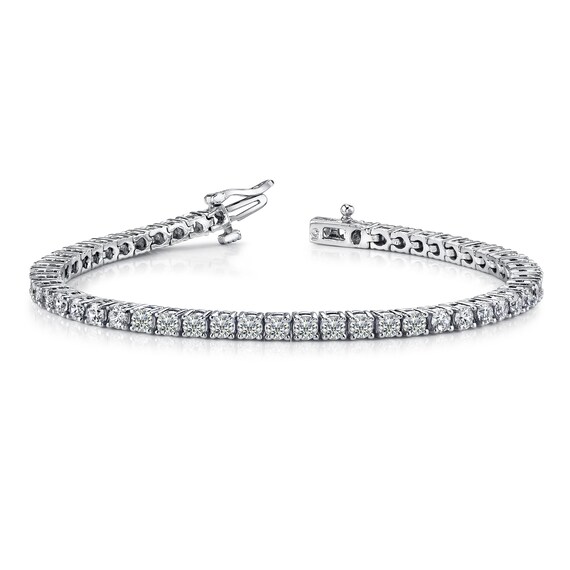 Single line hotsell diamond bracelet