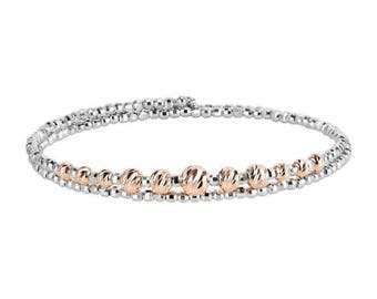 Dazzling Shiny Flexible Japanese Platinum & Rose Gold