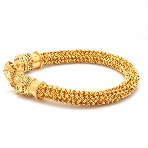 1 gram gold plated 1 line bahubali gorgeous design bracelet for men - –  Soni Fashion®