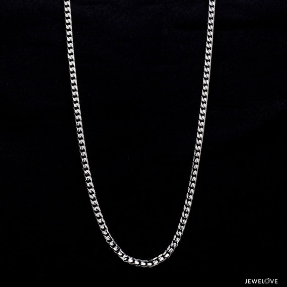 Japanese Platinum Curb Chain for Men JL PT CH 980 Etsy Australia