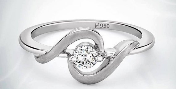 423 platinum ring 3.01 ct oval natural sapphire .68 ct diamond H-I VS 2  size 5.5 | eBay