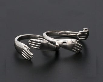 Platinum Hug Unisex Ring JL PT 938 - Etsy
