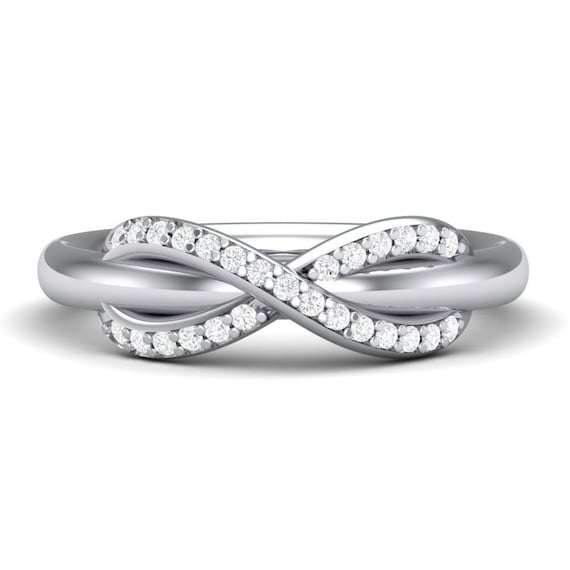 The Ameya Twist Ring- Platinum Jewellery at Best Prices in India |  SarvadaJewels.com