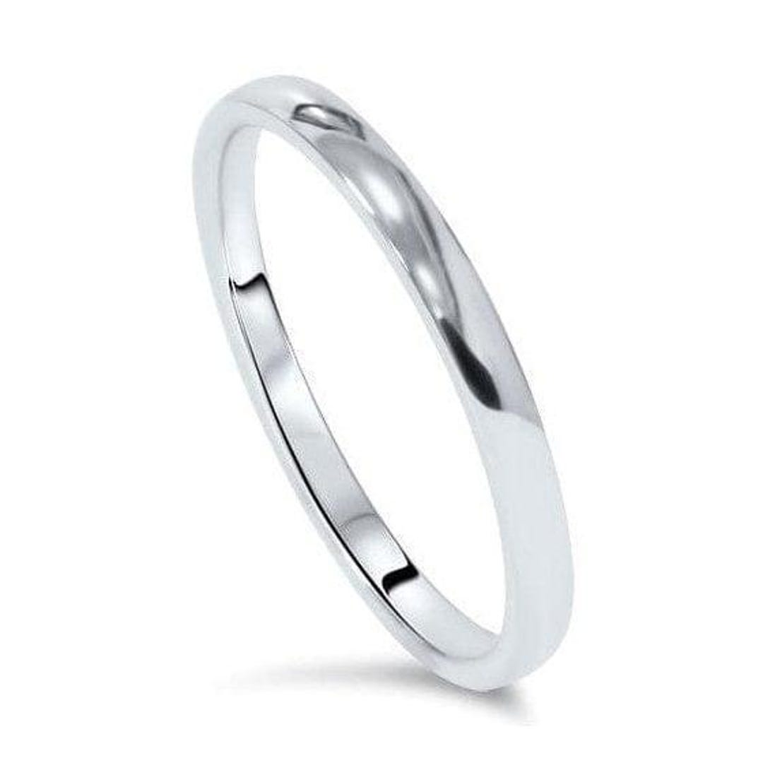 Platinum 2mm Band main image 1