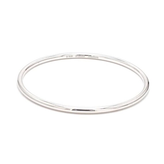 3mm Ronde Platinum Bangle JL PTB 645 Etsy Nederland