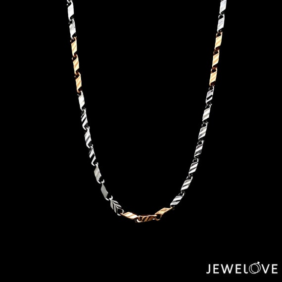 【luijewelry】plum chain necklace 34 2.75mm Japanese Platinum Rose Gold Chain JL PT CH 1262 - Etsy
