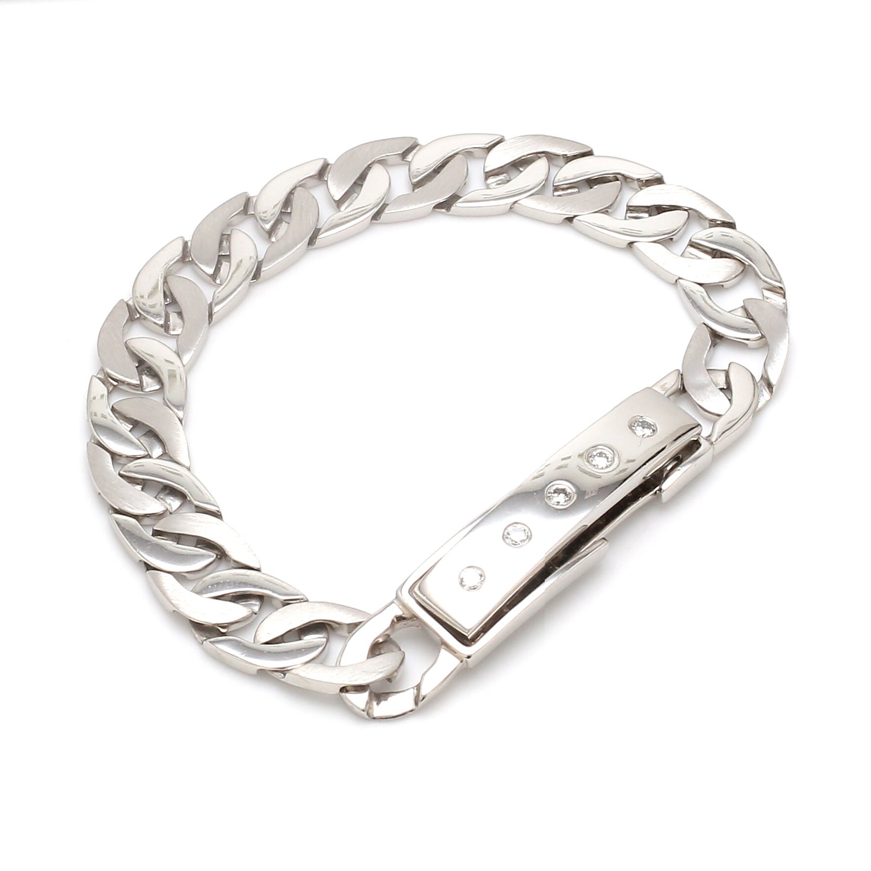 Buy Platinum and Rose Gold Bracelet for Men JL PTB 835 Online in India -  Etsy