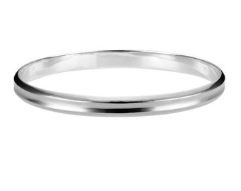 Platinum Kada for Men with a Center Groove JL PTB 763