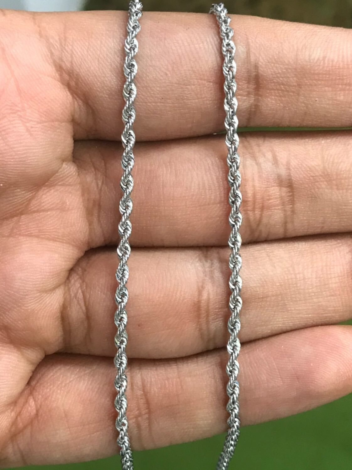 2.3mm Cordell Platinum Rope Chain JL PT 