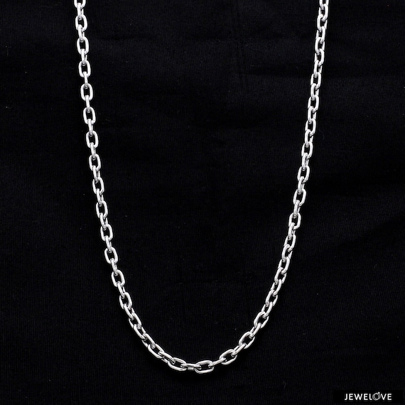 Simple platinum necklace online