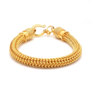 22K Yellow Gold Bracelet for Men JL AU