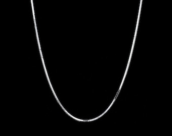 Thin Dazzling Shiny Platinum Chain JL PT 747 - Thin