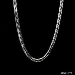 4.5mm Japanese Platinum Cuban Chain for Men JL PT CH 1005-A