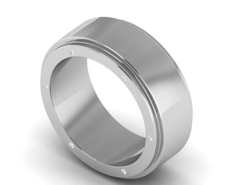 Heavy Platinum Ring for Men JL PT Mb RD 108
