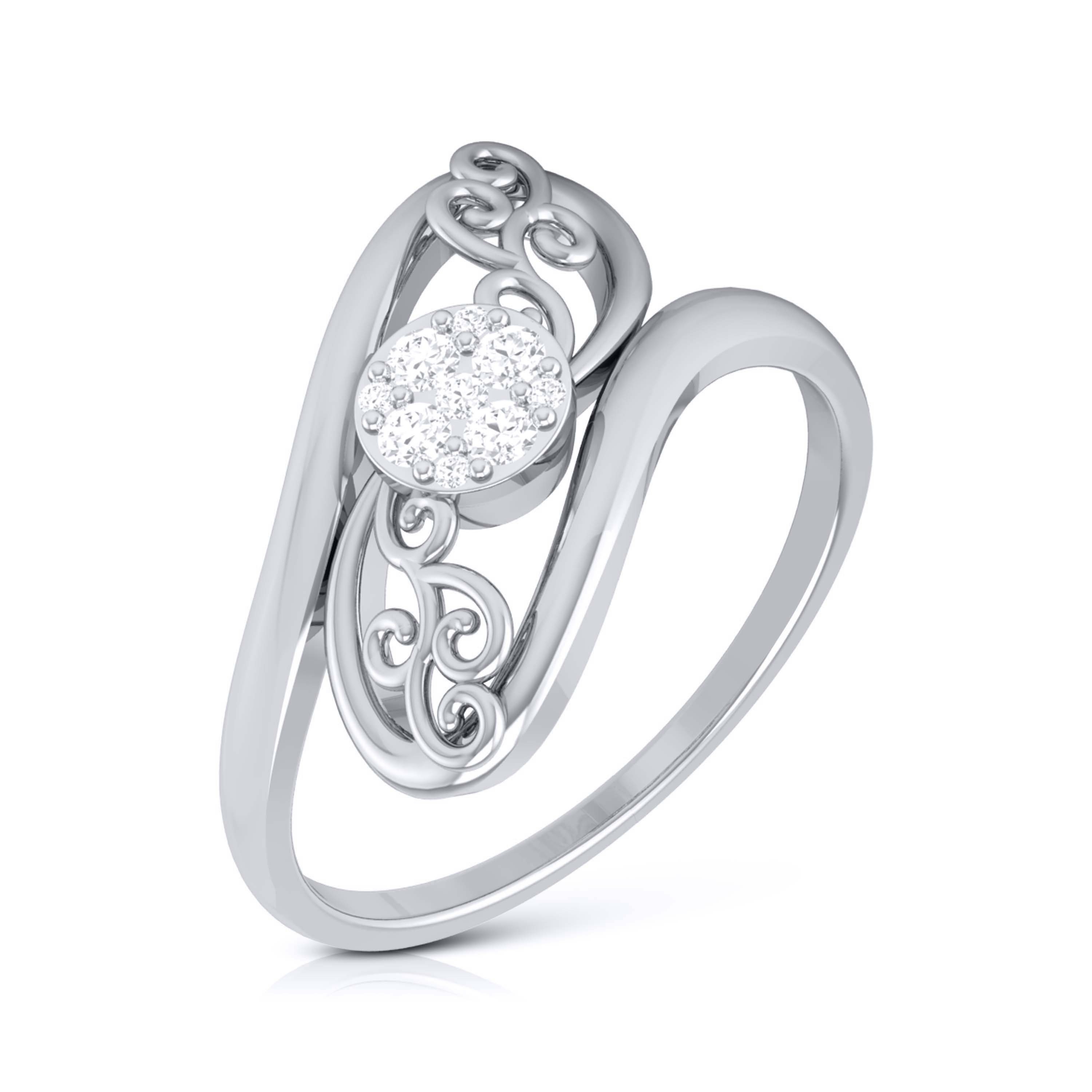 Designer Platinum Diamond Heart Ring for Women JL PT LC899 – Jewelove.US