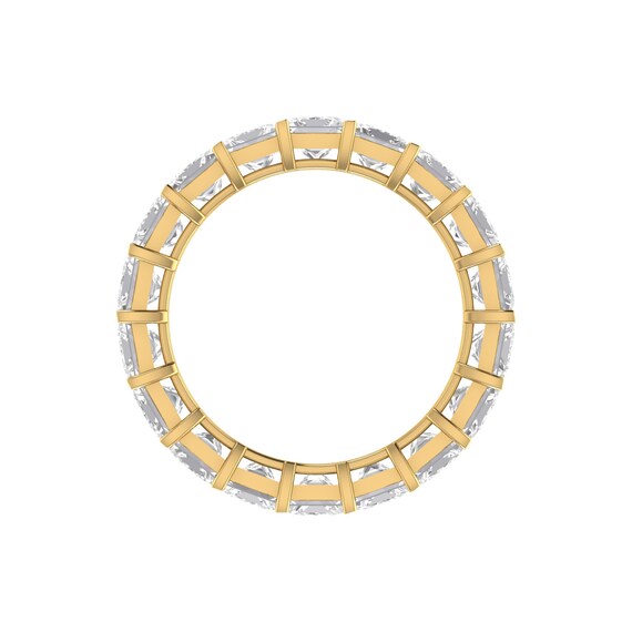 Buy 10 Pointer Yellow Gold Princess Cut Diamond Engagement Ring JL