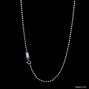 Platinum Chain with Diamond Cut Balls JL PT 748 image 4