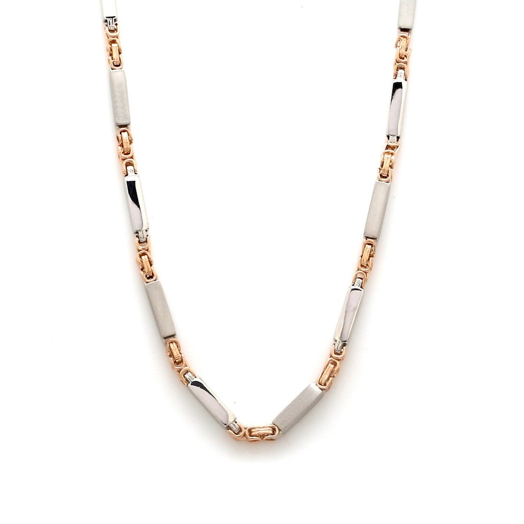 Designer Platinum Rose Gold Chain for Men JL PT CH 1106 Etsy Canada