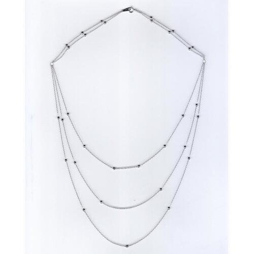 Plain platinum necklace deals