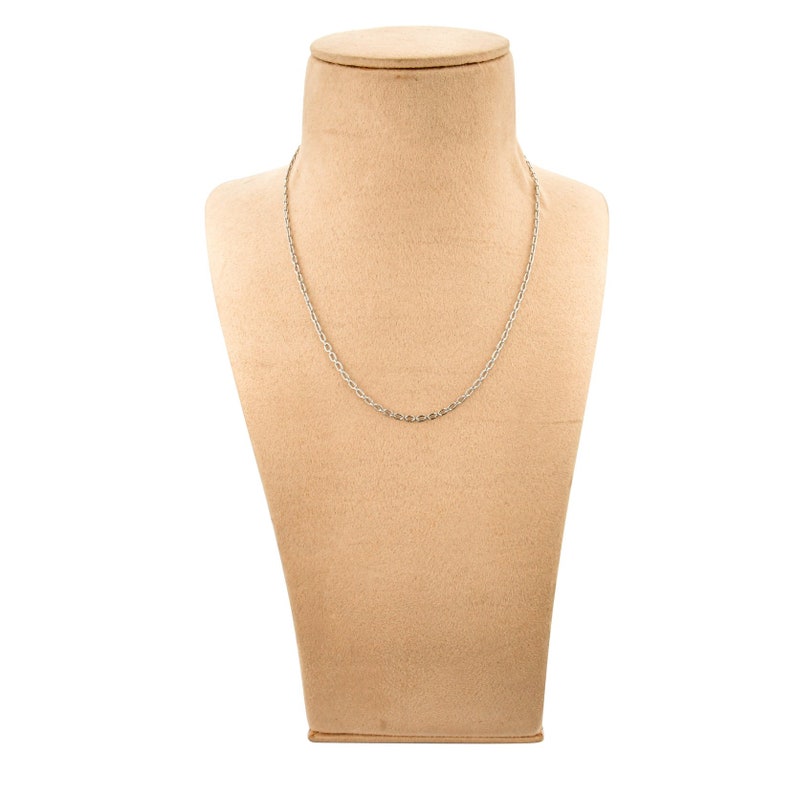 Oval Linked Platinum Chain JL PT CH 837 image 5