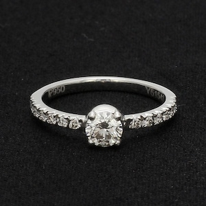 50-Pointer Astrological Skin Touch Platinum Diamond Solitaire Ring JL PT 1222-A