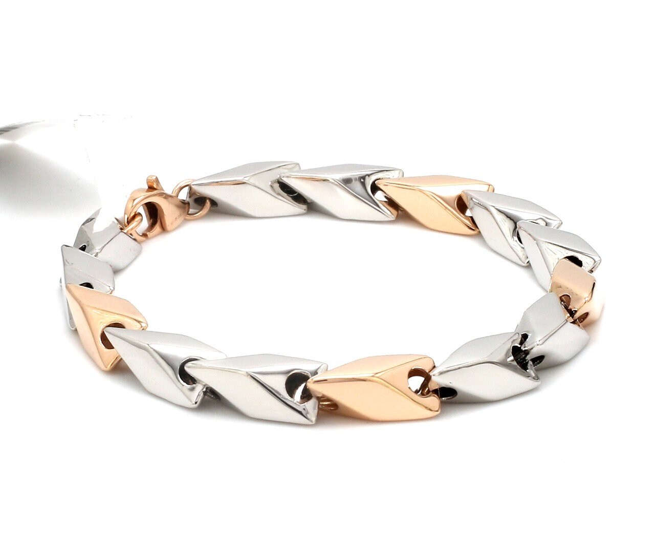 Pure Platinum Bracelet For Women Solid Pt950 Men's Rolo Link Jewelry  8.3inchL | eBay