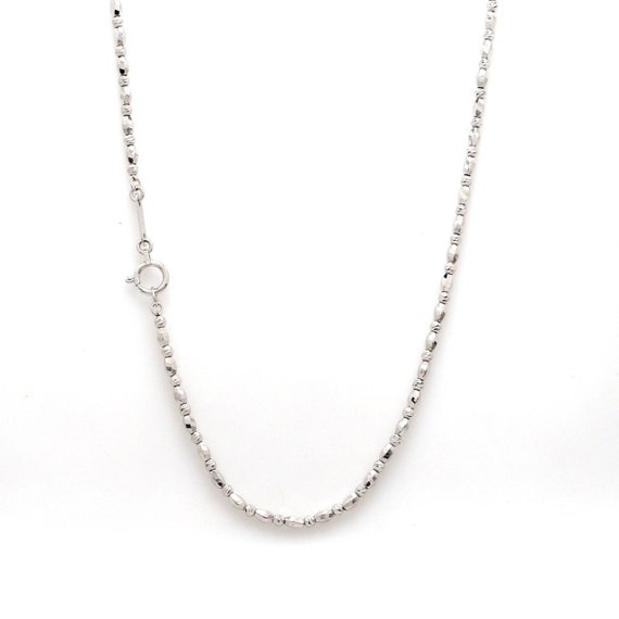 バイヤー厳選用品 Japanese Platinum Diamond Cut Balls Chain for Women JL PT CH バッグ