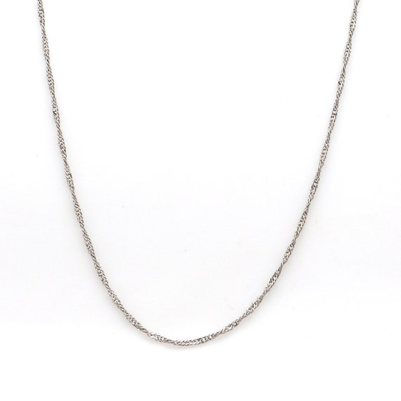 1mm Japanese Thin Platinum Chain for Women JL PT CH 1132