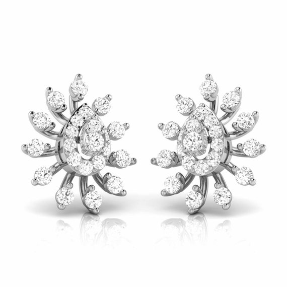 Platinum jewellery best sale earrings