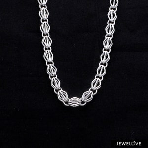 Chaîne de créateur en platine pour homme JL PT CH 1187