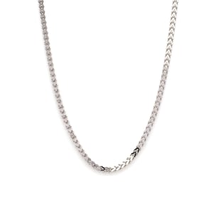 2mm Dazzling Shiny Japanese Franco Platinum Chain JL PT CH 1065