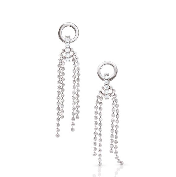 Platinum evara earrings best sale price