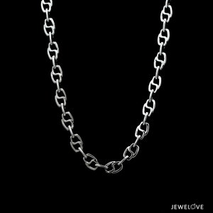 Chaîne de créateur à maillons de 5 mm en platine pour homme JL PT CH 1281-A