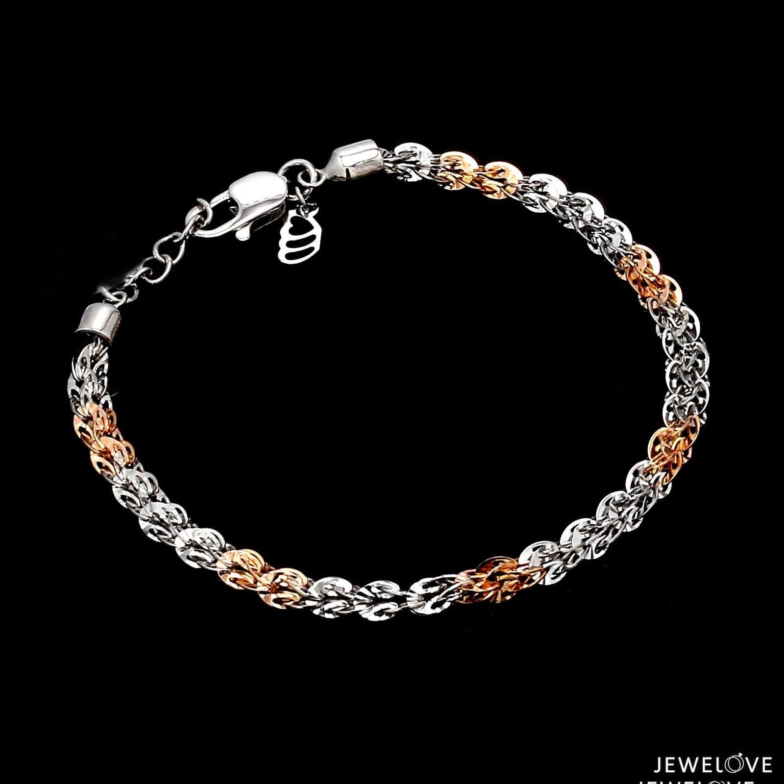 Unique Japanese Platinum Rose Gold Bracelet JL PTB 739R - Etsy
