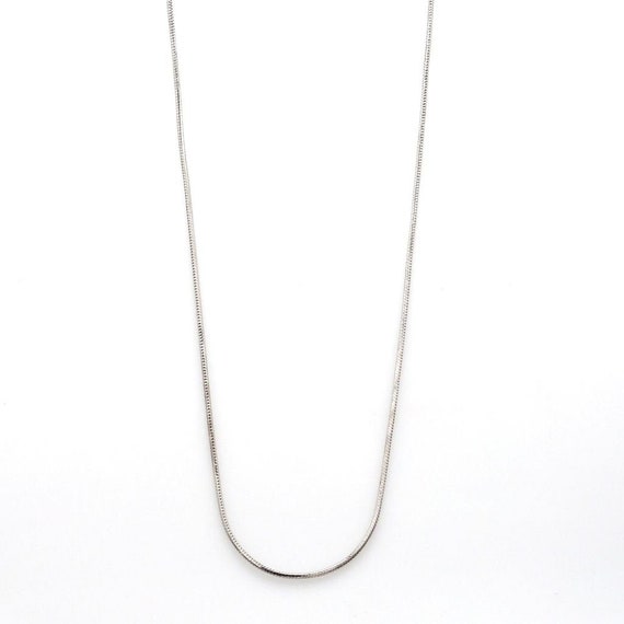 Plain Platinum Snake Chain SJ PTO 712 