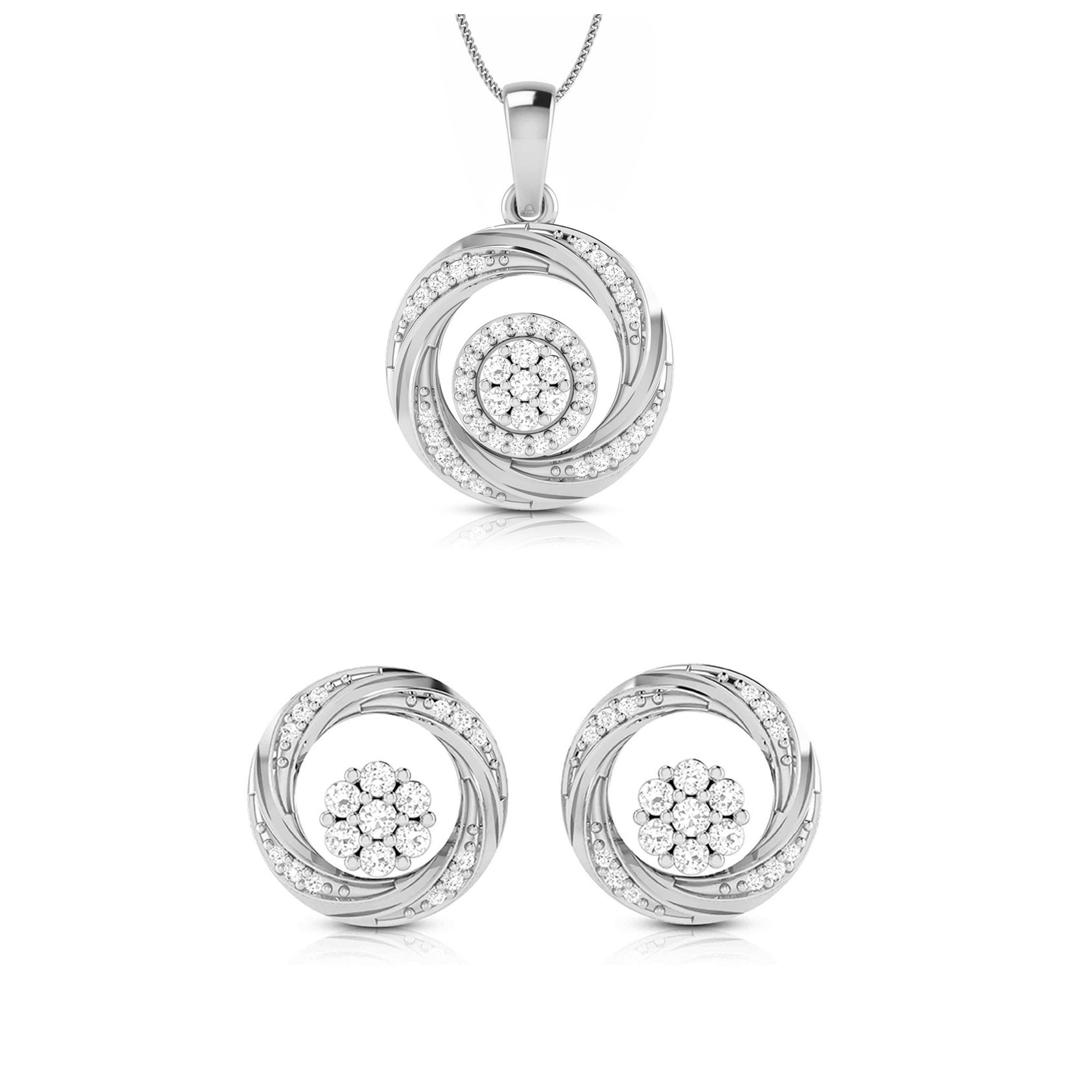 Lurk interior Ale platinum pendant set 