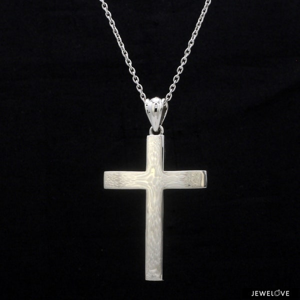 Mens Platinum Cross Etsy