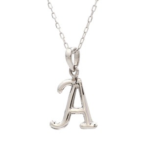Lightweight Alphabet Platinum Pendants JL PT P Alphabet