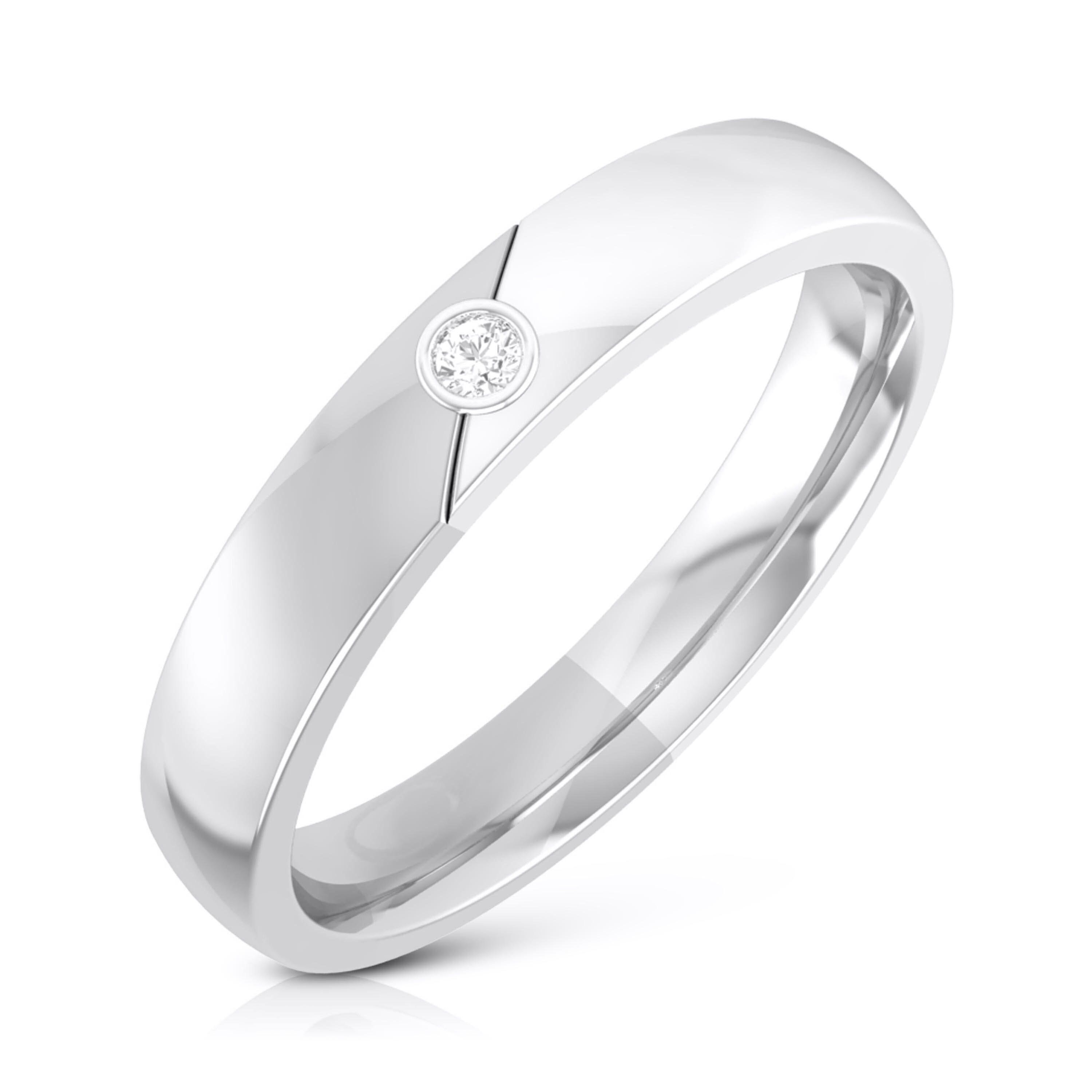 Single Diamond Platinum Ring for Women JL PT R 8038 Etsy Canada