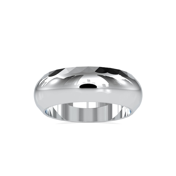 6mm Flat Platinum Ring JL PT 544