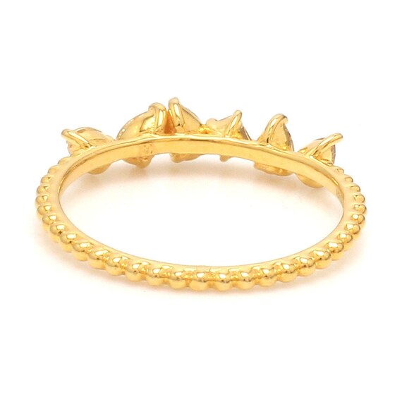 18K Yellow Gold Ring With Yellow Diamond JL AU 128 - Etsy