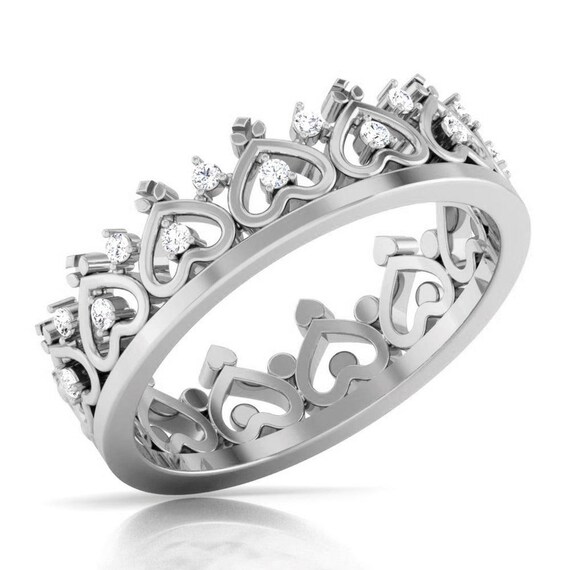 Crown on sale ring platinum