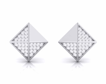 Designer Platinum Diamond Earrings JL PT E MST 2