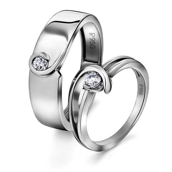 Platinum love on sale bands for couple