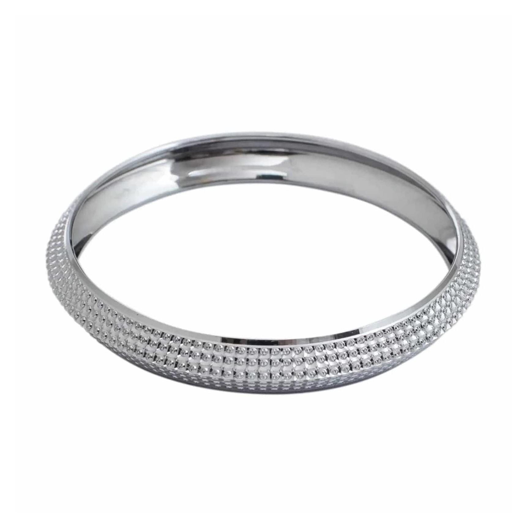 Uni-sex Broad Platinum Kada JL PTB 619 - Etsy