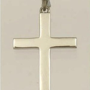 Plain Platinum Cross Pendant JL PT P 243