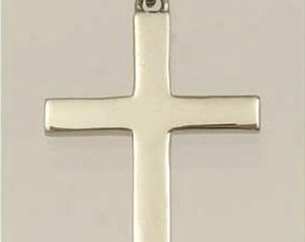 Plain Platinum Cross Pendant JL PT P 243